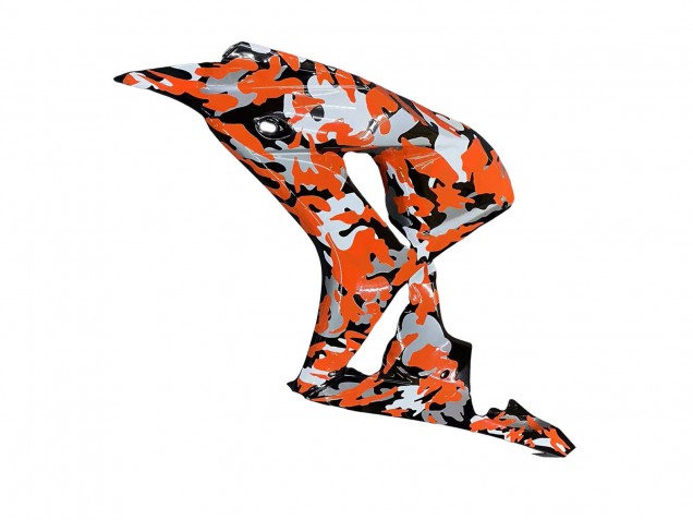 2006-2007 Black Orange Silver Camouflage Honda CBR1000RR Motorcycle Fairings