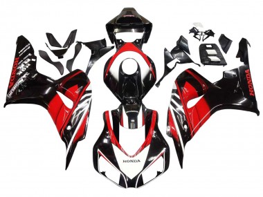 2006-2007 Red Glossy Black Honda CBR1000RR Motorcycle Fairings