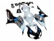 2006-2007 White Blue Glossy Black Honda CBR1000RR Motorcycle Fairing