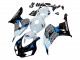 2006-2007 White Blue Glossy Black Honda CBR1000RR Motorcycle Fairing