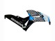 2006-2007 White Blue Glossy Black Honda CBR1000RR Motorcycle Fairing