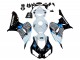 2006-2007 White Blue Glossy Black Honda CBR1000RR Motorcycle Fairing
