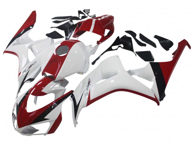2006-2007 White Red Glossy Black Honda CBR1000RR Motorcycle Fairing Kits
