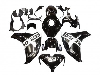 2008-2011 Glossy Black White Repsol 93 Honda CBR1000RR Motorcycle Fairings