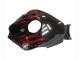 2008-2011 Glossy Black Red Flame Honda CBR1000RR Motorcycle Fairing