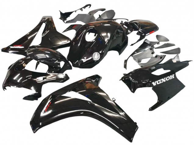 2008-2011 Glossy Black Honda CBR1000RR Motorcycle Fairings