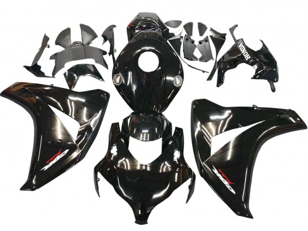 2008-2011 Glossy Black Honda CBR1000RR Motorcycle Fairings