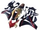 2008-2011 Gold Red Glossy Black Honda CBR1000RR Motorcycle Fairings