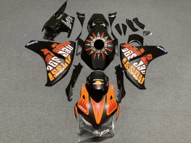 2008-2011 Matte Black Orange Repsol Rossi Honda CBR1000RR Motorcycle Fairings