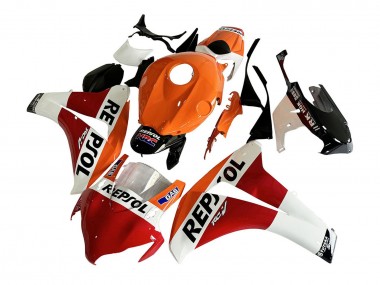 2008-2011 Orange White Red Glossy Black Repsol HRC Honda CBR1000RR Motorcycle Fairing