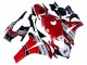 2008-2011 White Red Glossy Black Racing 24 Honda CBR1000RR Motorcycle Fairings