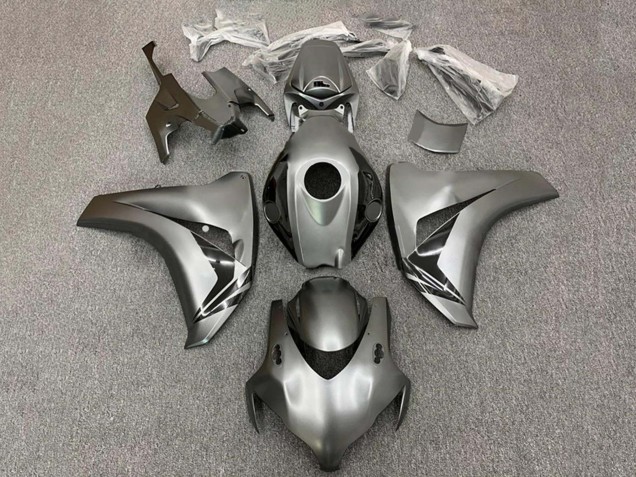 2008-2011 Grey Glossy Black Honda CBR1000RR Motorcycle Fairing