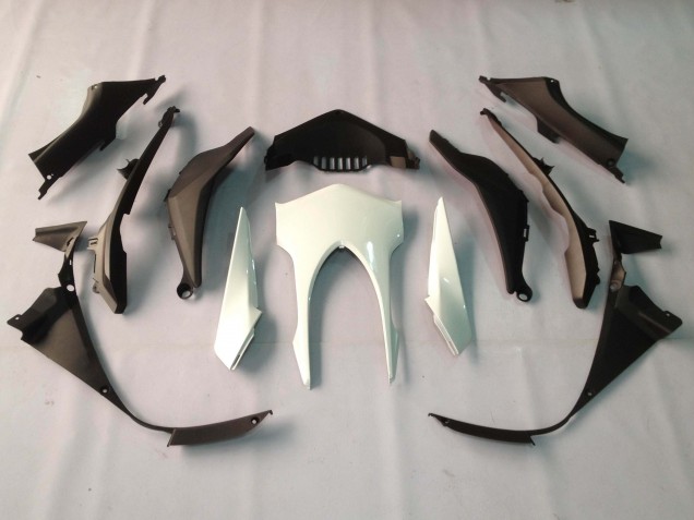 2012-2016 White Glossy Black Rizoma Playboy Honda CBR1000RR Motorcycle Fairings
