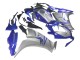 2012-2016 Silver Blue HRC Honda CBR1000RR Motorcycle Fairings