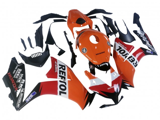 2012-2016 Orange White Red Repsol Honda CBR1000RR Motorcycle Fairings