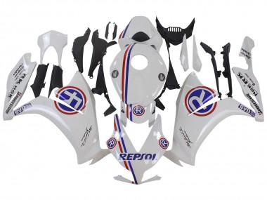 2012-2016 White Blue Red Repsol Honda CBR1000RR Motorcycle Fairings