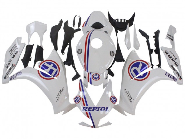2012-2016 White Blue Red Repsol Honda CBR1000RR Motorcycle Fairings