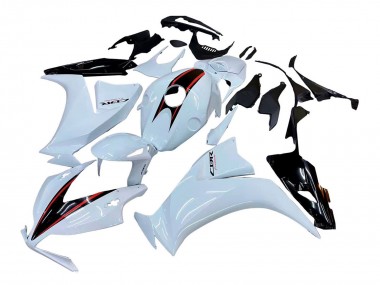 2012-2016 White Glossy Black Honda CBR1000RR Motorcycle Fairings