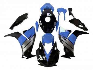 2012-2016 Light Blue Silver Glossy Black Honda CBR1000RR Motorcycle Fairings