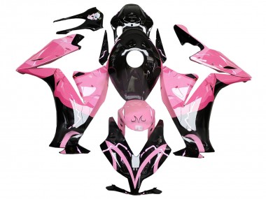 2012-2016 Pink Glossy Black Honda CBR1000RR Motorcycle Fairings