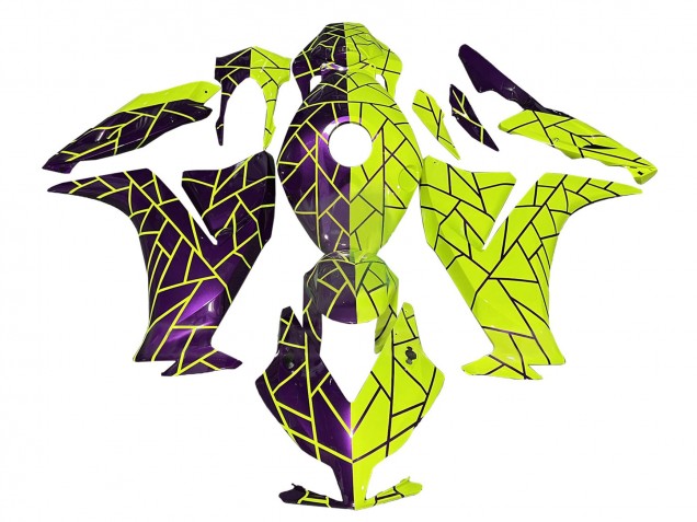 2012-2016 Purple Yellow Honda CBR1000RR Motorcycle Fairings