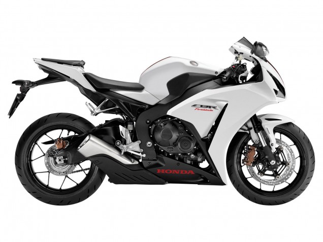 2012-2016 White Matte Black Honda CBR1000RR Motorcycle Fairings