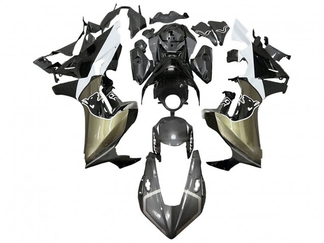 2017-2023 Grey White Black Carbon Fiber Honda CBR1000RR Motorcycle Fairings