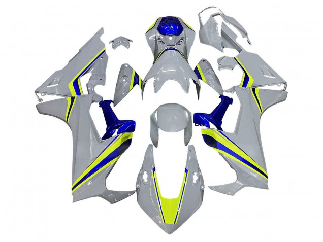 2017-2023 White Yellow Blue Honda CBR1000RR Motorcycle Fairings