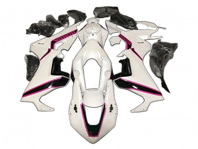2017-2023 White Pink Glossy Black Honda CBR1000RR Motorcycle Fairing