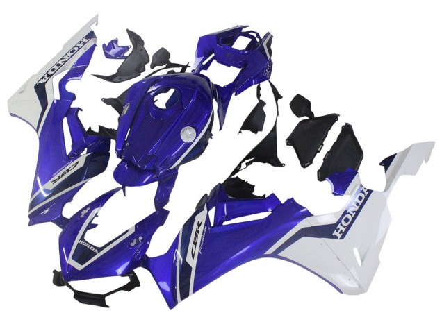 2017-2023 White Blue Honda CBR1000RR Motorcycle Fairings