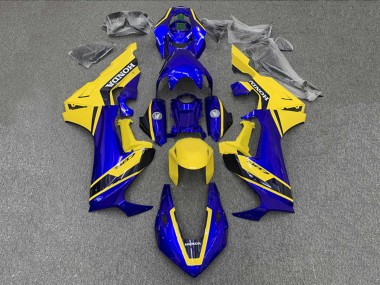 2017-2023 Yellow Blue Honda CBR1000RR Motorcycle Fairings