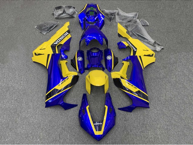 2017-2023 Yellow Blue Honda CBR1000RR Motorcycle Fairings
