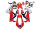 2017-2023 White Red Blue Honda CBR1000RR Motorcycle Fairing Kits