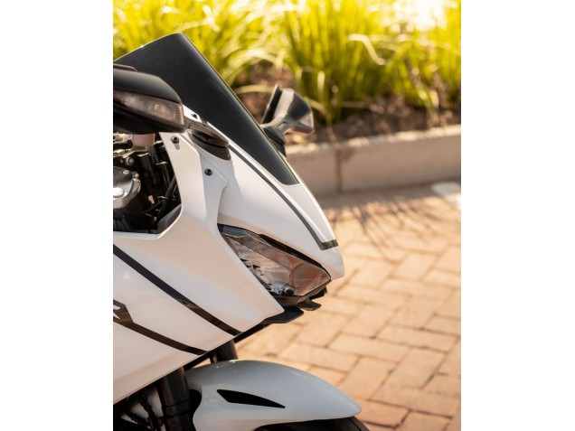 2017-2023 White with Black Stripe Fireblade Honda CBR1000RR Motorcycle Fairings