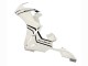 2017-2023 White with Black Stripe Fireblade Honda CBR1000RR Motorcycle Fairings