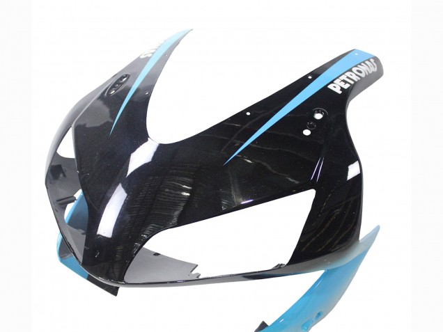 2003-2004 Light Blue Red Glossy Black Dunlop Honda CBR600RR Motorcycle Fairings