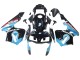 2003-2004 Light Blue Red Glossy Black Dunlop Honda CBR600RR Motorcycle Fairings