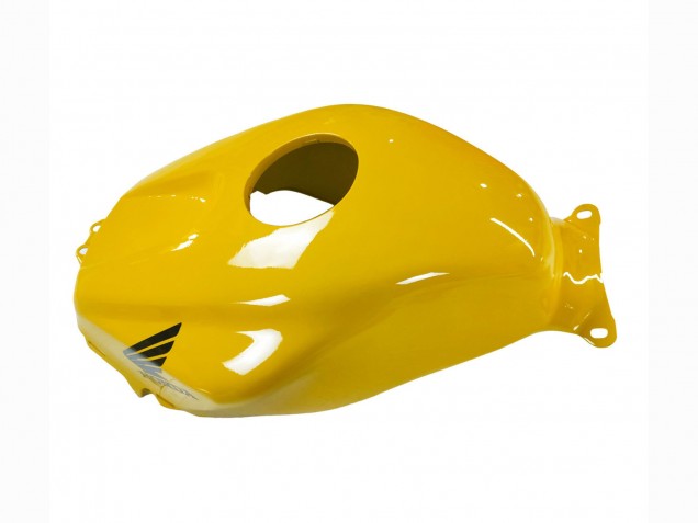 2003-2004 Yellow Glossy Black Honda CBR600RR Motorcycle Fairings