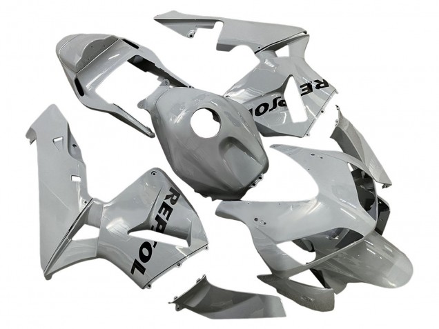 2003-2004 Silver Black Repsol Honda CBR600RR Motorcycle Fairings