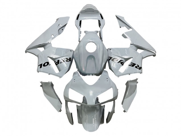 2003-2004 Silver Black Repsol Honda CBR600RR Motorcycle Fairings
