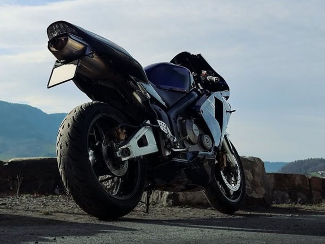 2003-2004 Dark Blue Glossy Black Honda CBR600RR Motorcycle Fairings