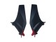 2003-2004 Red Glossy Black Matte Black Honda CBR600RR Motorcycle Fairings