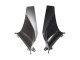 2003-2004 White Matte Black Racing Honda CBR600RR Motorcycle Fairings
