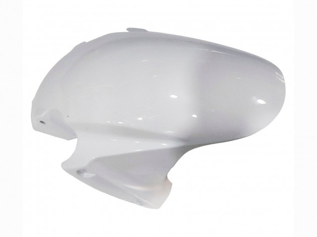 2003-2004 White Matte Black Racing Honda CBR600RR Motorcycle Fairings
