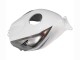 2003-2004 White Matte Black Racing Honda CBR600RR Motorcycle Fairings