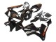 2005-2006 Glossy Black Honda CBR600RR Motorcycle Fairings