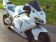 2005-2006 White Gold Honda CBR600RR Motorcycle Fairings