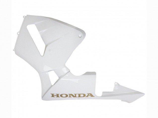 2005-2006 White Gold Honda CBR600RR Motorcycle Fairings