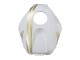 2005-2006 White Gold Honda CBR600RR Motorcycle Fairings