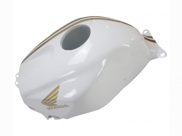 2005-2006 White Gold Honda CBR600RR Motorcycle Fairings